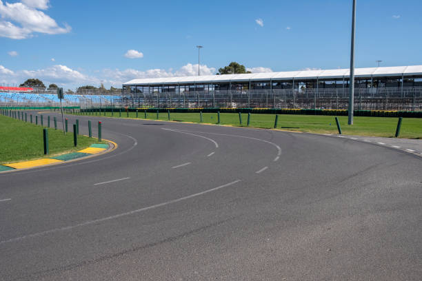 istock Generic Empty Motorsports Asphalt Racing Circuit 1140684738