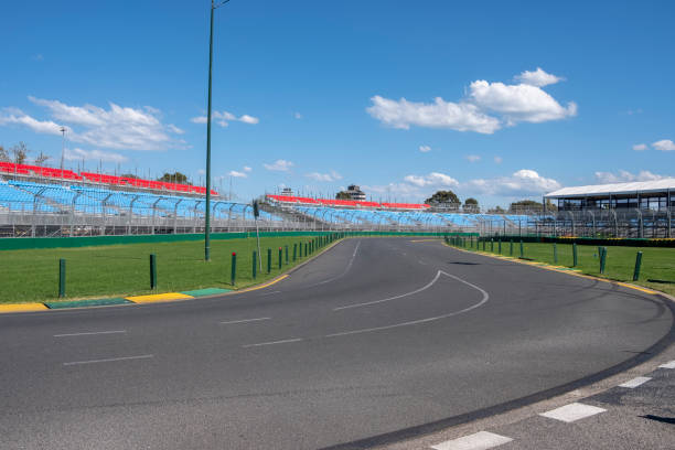 istock Generic Empty Motorsports Asphalt Racing Circuit 1140684742