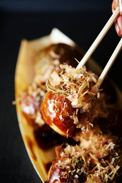 Takoyaki Takoyaki, Japanese octopus balls takoyaki stock pictures, royalty-free photos & images