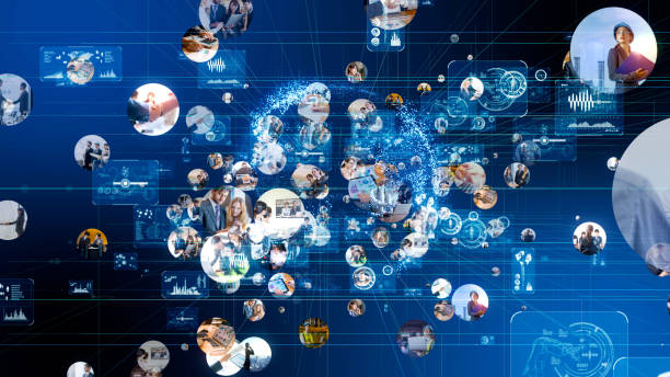 istock Network of business concept. 1140691225