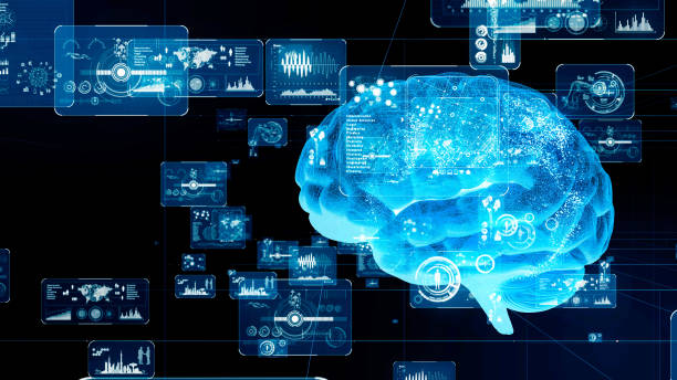 sztuczna inteligencja. - nerve cell brain engineering cell zdjęcia i obrazy z banku zdjęć