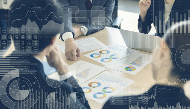 istock Business and statistics concept. Business meeting. 1140691773