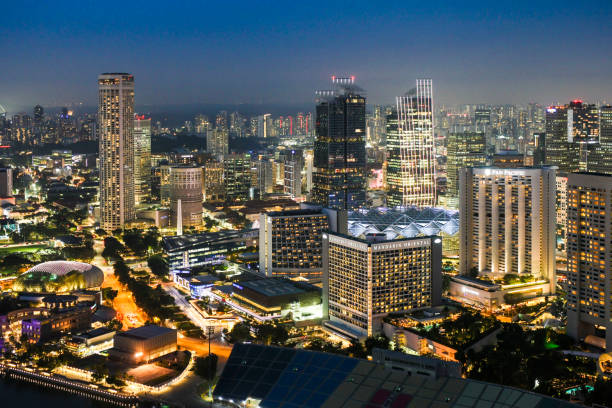 istock Singapore at dusk 1140696518