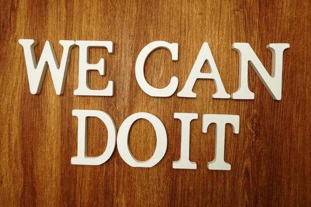 istock We can Do It  word alphabet letters on wooden background 1140702150