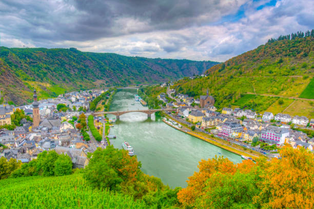 Aerial view of Cochem, Germany