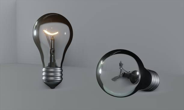 istock Light bulb, Concept of ideas and innovations, 3D rendering 1140707917