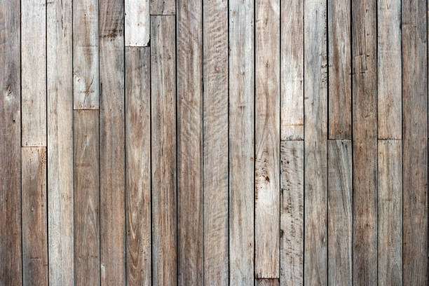 istock Brown wood plank wall texture background (natural wood patterns) for design. 1140713713