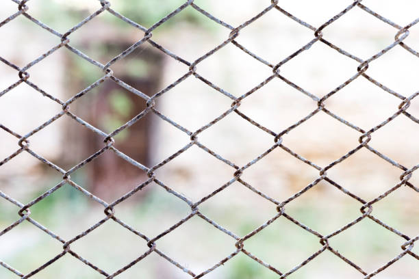 Close-Up Of Rusty Barbed Wire