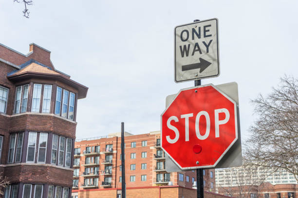 istock Stop Sign at Road Junction 1140722945