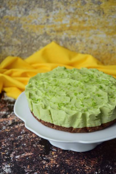 istock Raw vegan avocado lime cheesecake 1140723041