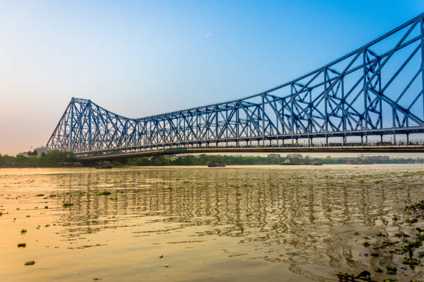 istock Howrah Bridge , Kolkata in bright sunny day 1140726003