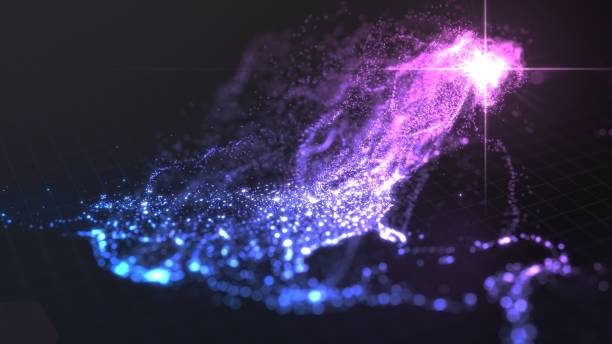 istock power of america, energy generating from united states. dark map with illuminated cities. 3d illustration 1140733708