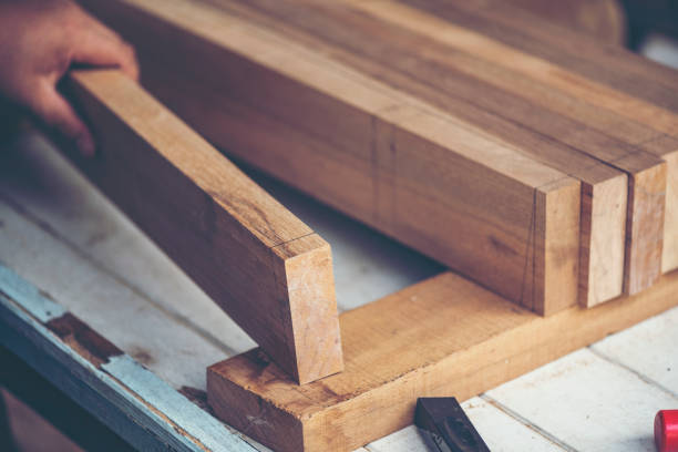 istock Close-Up Of Carpenter Working On Table 1140736270
