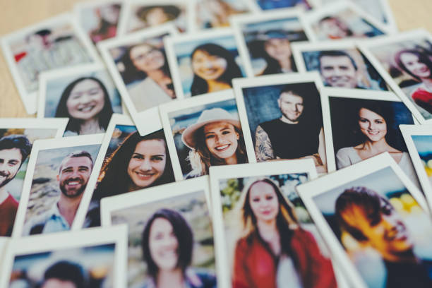 okamžité portréty - nápad fotky - stock snímky, obrázky a fotky