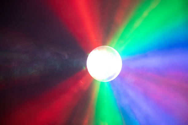 istock illumination of light and smoke. Abstraction background. multicolored light from the lamp. 1140743361