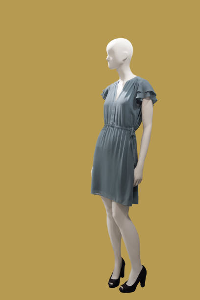 Full-length female mannequin.