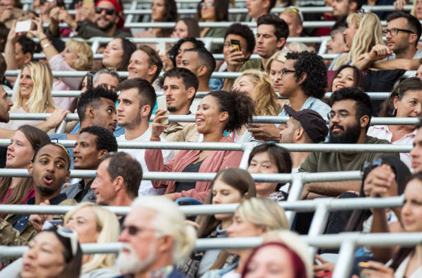 istock Sport Fans Cheering On Tribunes 1140749173