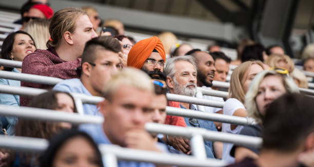 istock Sport Fans Cheering On Tribunes 1140749203