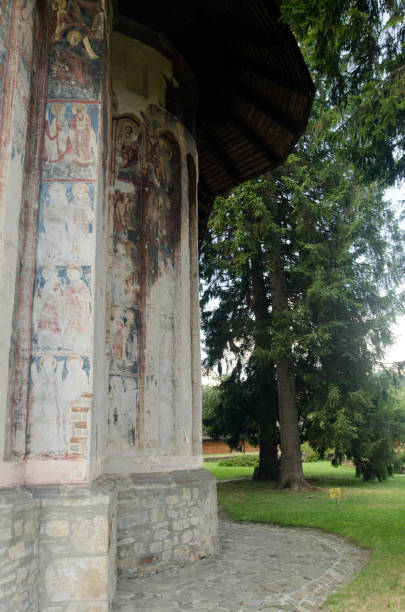 istock External fresco at Humorului monastery, Romania 1140752101