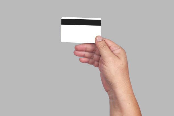 istock Credit card or debit card in hand,E money concept. 1140756078