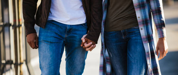 istock Beautiful young couple having fun outdoors on a lovely day 1140766118