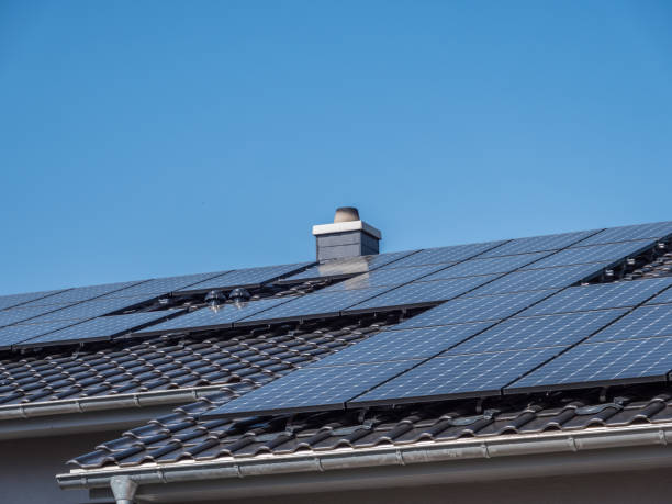 istock Roof with solar energy 1140772553