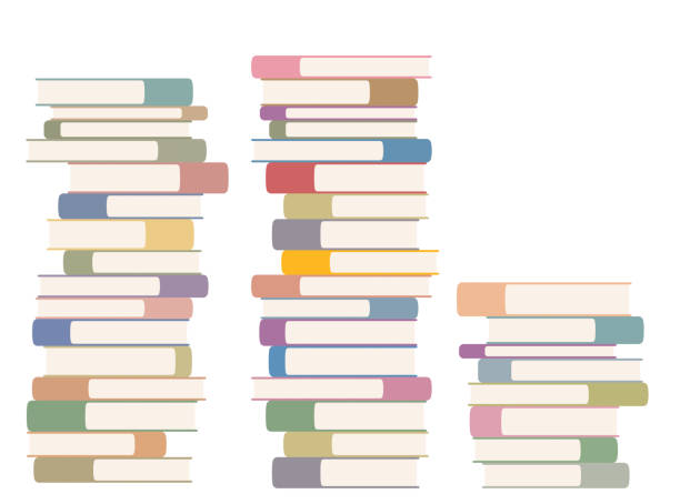 Book Stack Shapes 340+ Tall Book Stack Stock Illustrations, Royalty-Free Vector Graphics ...