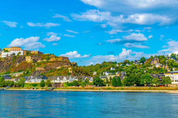 istock Ehrenbreitstein fortress in Koblenz, Germany 1140774793