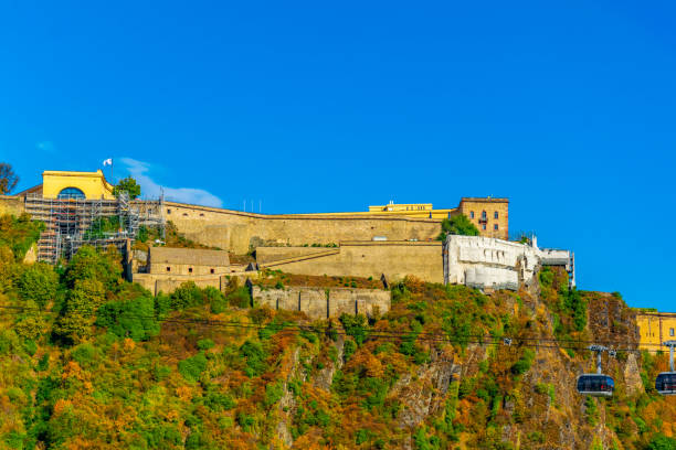 istock Ehrenbreitstein fortress in Koblenz, Germany 1140774956
