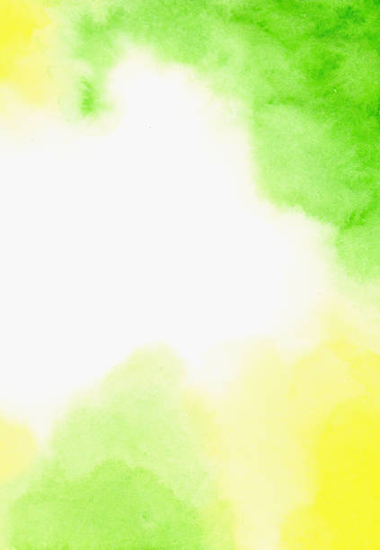istock abstract background green yellow watercolor 1140775335