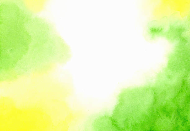 istock abstract background green yellow watercolor 1140775336