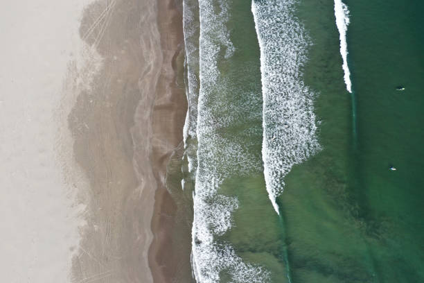 istock Aerial view of Oarai beach 1140775994