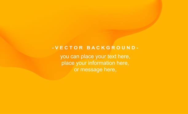 Abstract vector orange background vector art illustration