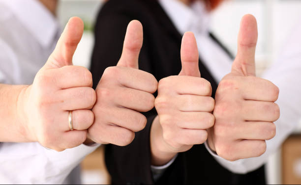 istock Group of people show ok or confirm 1140778208
