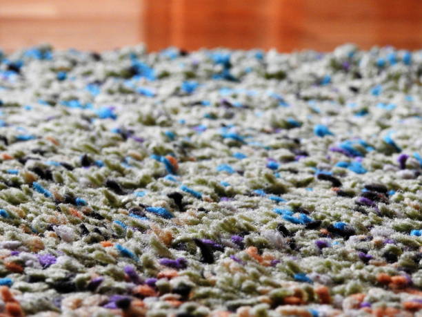 istock Colorful Carpet on wooden floor 1140779800