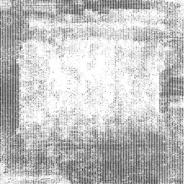 istock Halftone monochrome grunge vertical lines texture. 1140779957