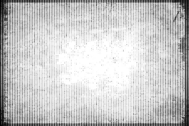 istock Halftone monochrome grunge vertical lines texture. 1140780019