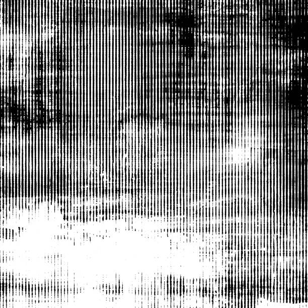 istock Halftone monochrome grunge vertical lines texture. 1140780230