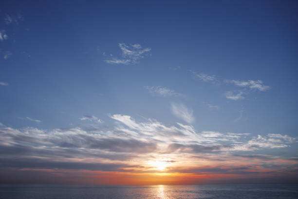 istock sunrise at ocean seascape with reflection 1140781336