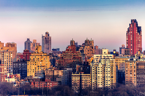 Manhattan sunset, New York, NY, USA