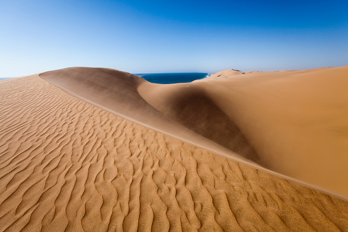 The Namib desert along side the atlantic ocean, southern Africa, Namibia