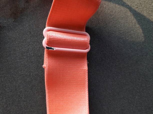 istock Plastic belt strapped to the fabric. 1140788083