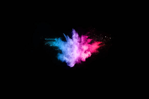 istock abstract colored dust explosion on a black background.abstract powder splatted background,Freeze motion of color powder exploding/throwing color powder, multicolored glitter texture. 1140788340