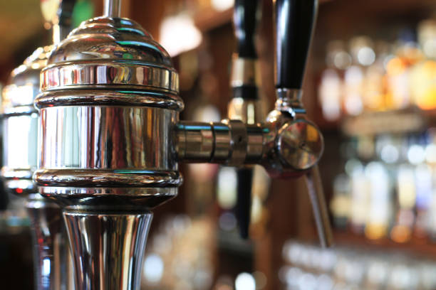 istock Beer tap in the pub 1140788718
