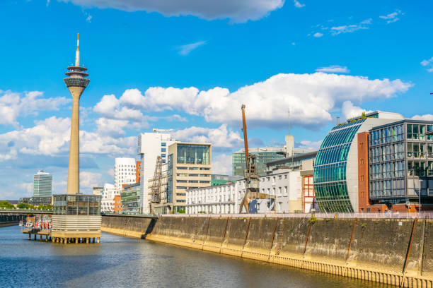 istock Hafen district in Dusseldorf, Germany 1140791055