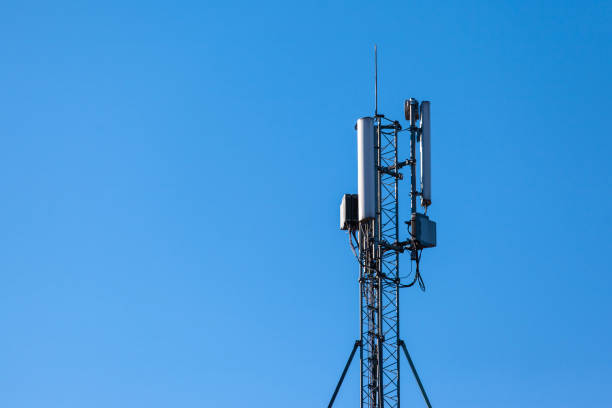 istock antennas and cables on the telecommunications pillar 1140797172
