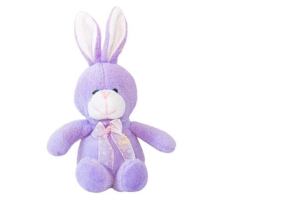 istock Little rabbit doll made from soft cloth. 1140798745