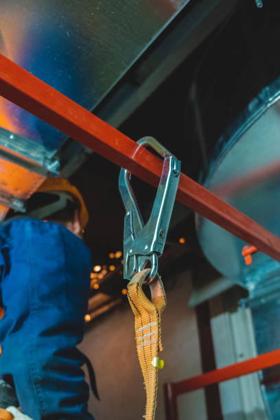 istock safety at work safety belt installation repairing process 1140800533