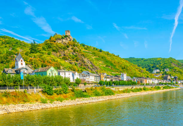 istock Kaub town on river Rhein, Germany 1140800766