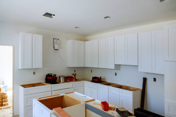 istock Home improvement kitchen view installed in a new kitchen cabinet 1140802082